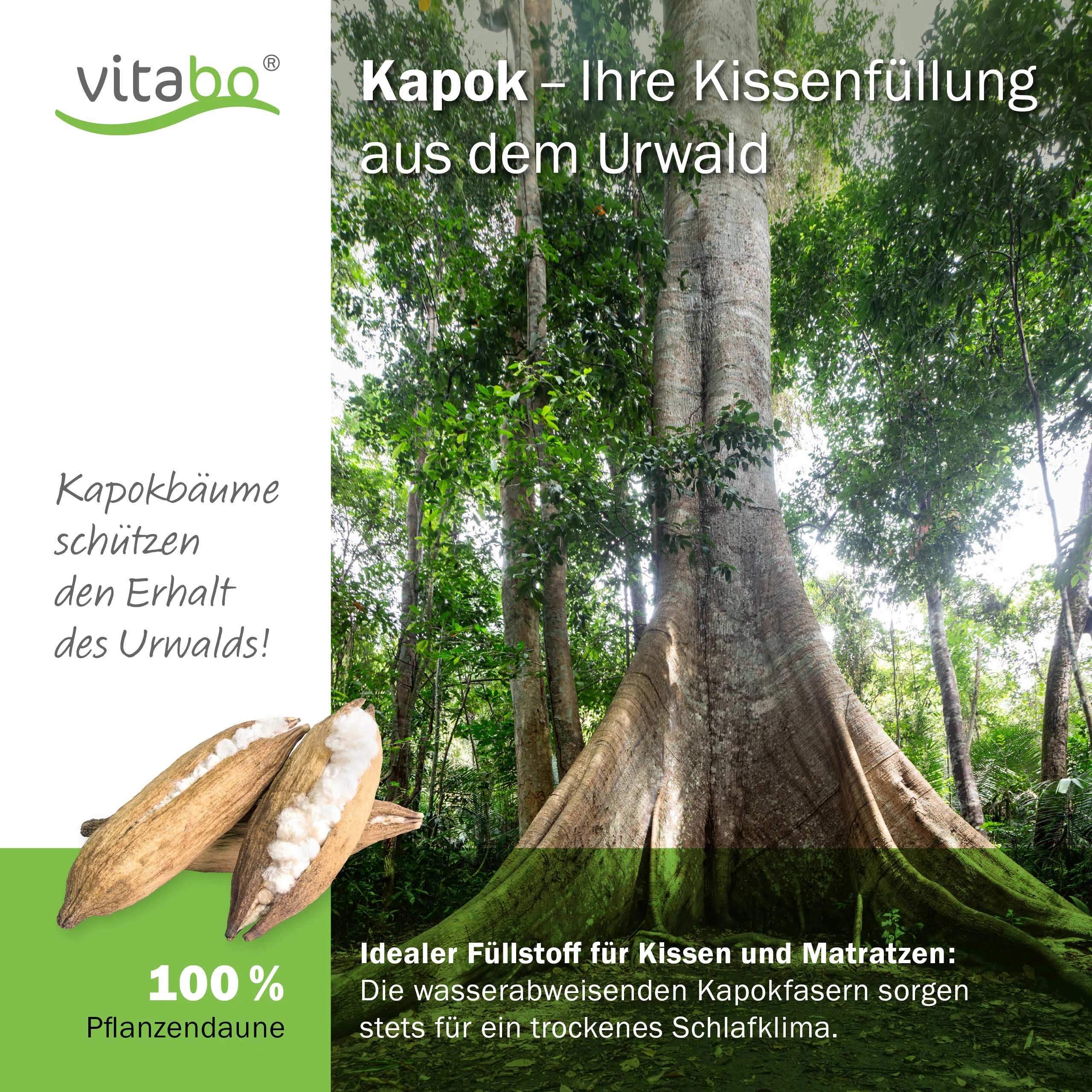 Materac składany z kapokiem, 90 cm szer., Basic