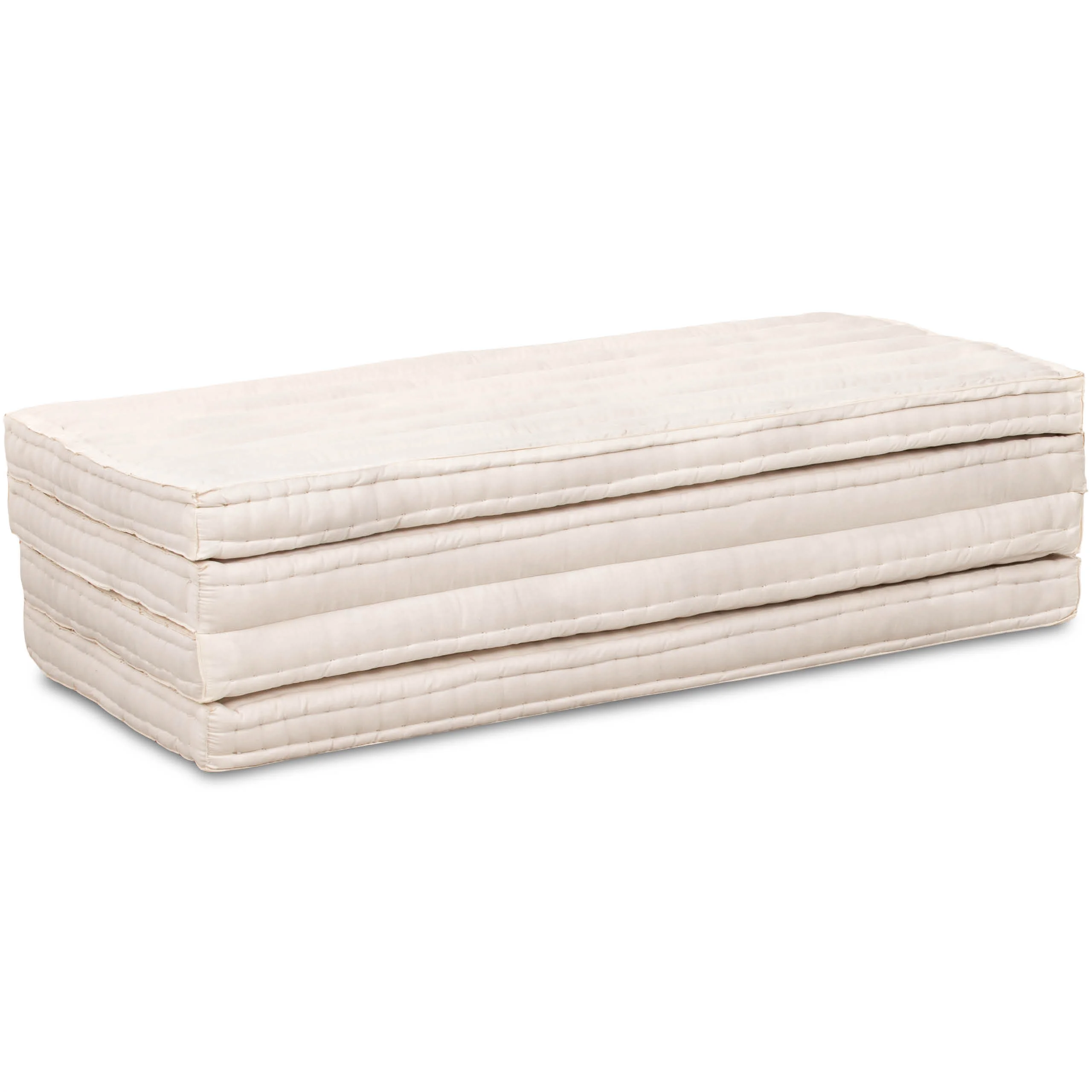 Materac składany z kapokiem, 120 cm szer., Basic