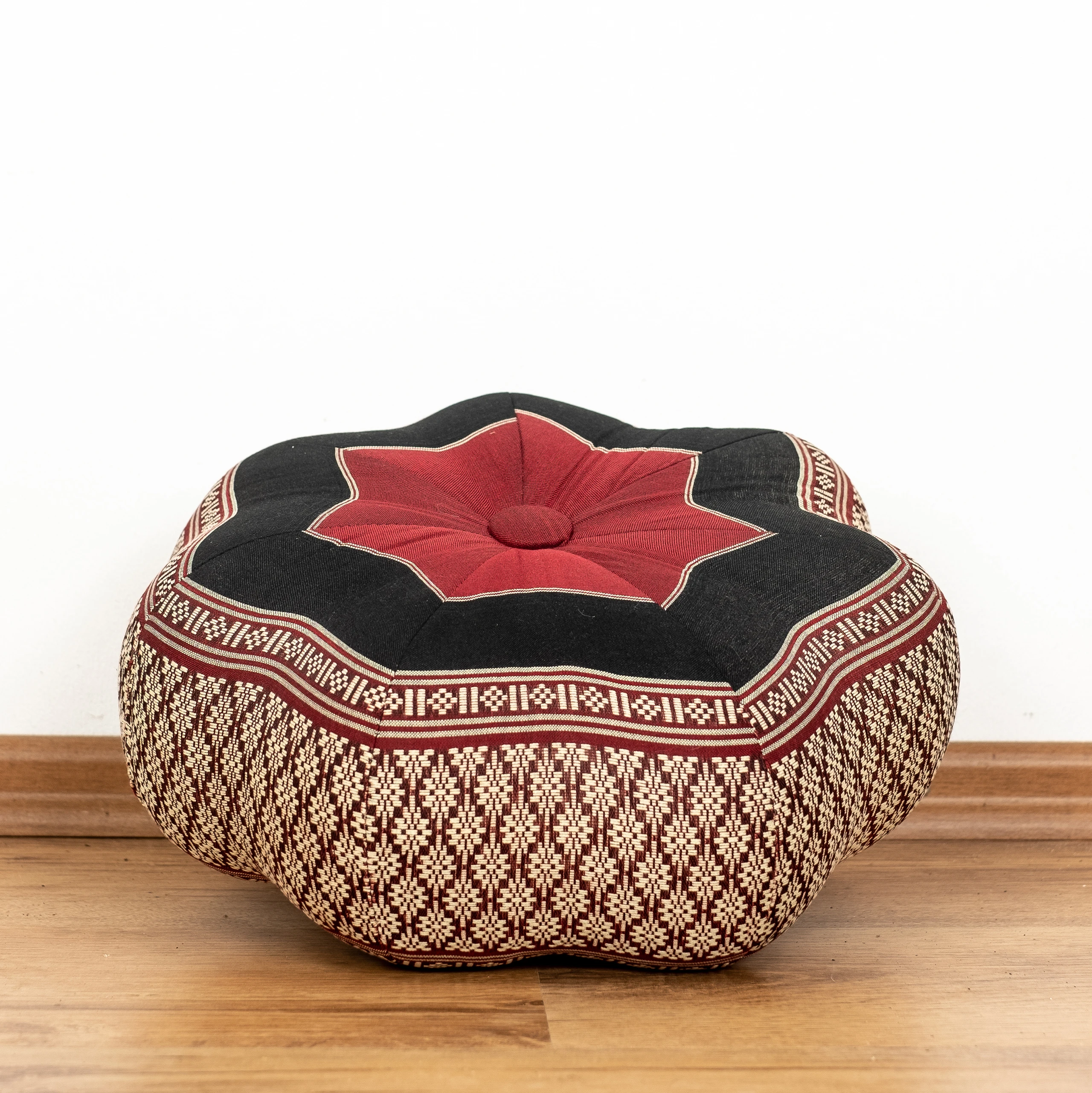 Poduszka zafu z kapokiem, gwiazda, mała